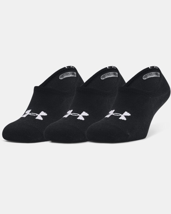 Lot de 3 paires de chaussettes ultra-basses UA Core unisexes, Black, pdpMainDesktop image number 0